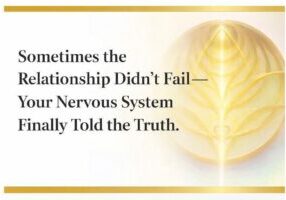 Text: "Sometimes the Relationship Didn’t Fail