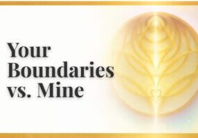 Your Boundaries vs. Mine" text with design.